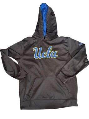 UCLA Colosseum Men's Gray Hoodie with Bruins on sleeve size XL